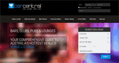 Desktop Screenshot of barcentral.com.au